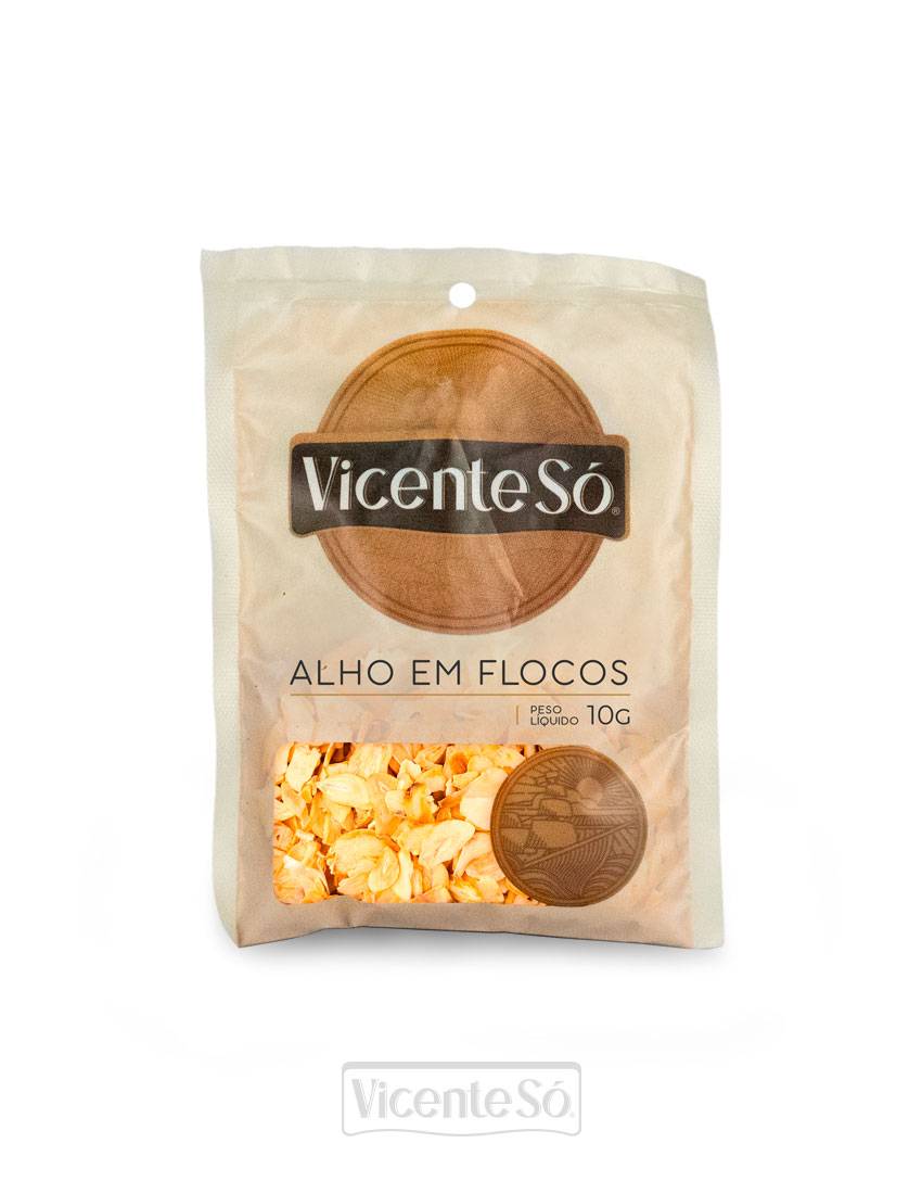 Alho em Flocos Vicente Só - 10g