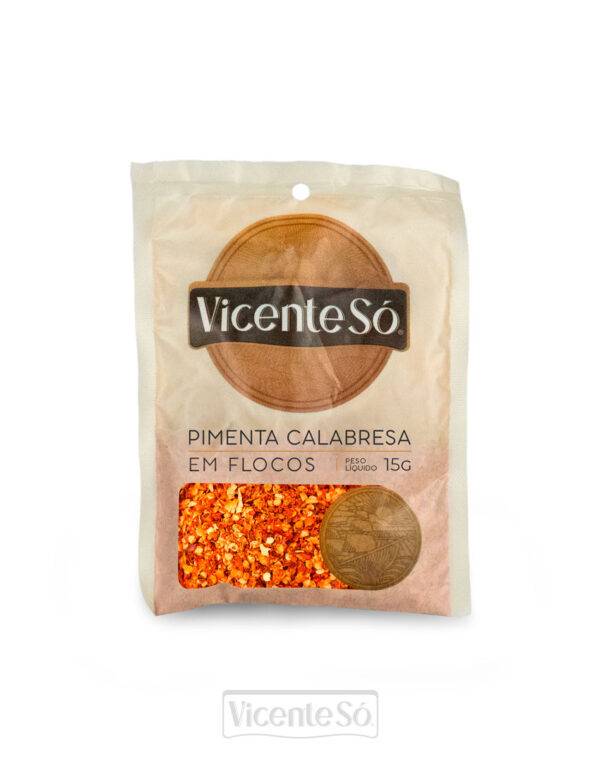 Pimenta Calabresa em Flocos Vicente Só - 15g