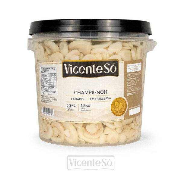 Champignon Fatiado Vicente Só - 1,8kg